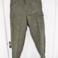 Swedish Army WWII Grey Wool Field Trousers 1940 Leather Straps Military Vintage
