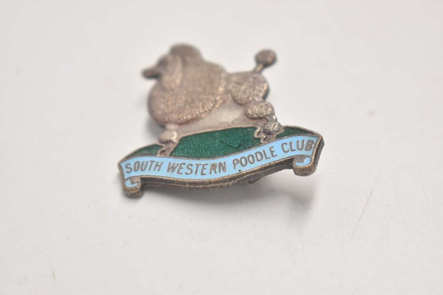 Vintage Pewter Poodle Dog Brooch – South Western Poodle Club – Women's Jewellery
