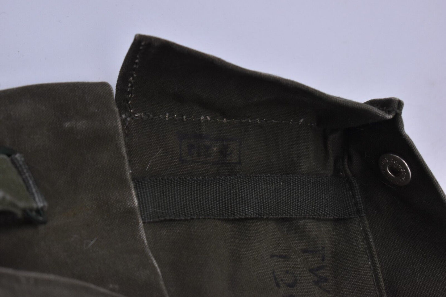 British Army Mk 1 S6 Gas Mask Bag Respirator Haversack 58 Patt. Olive Green 1967