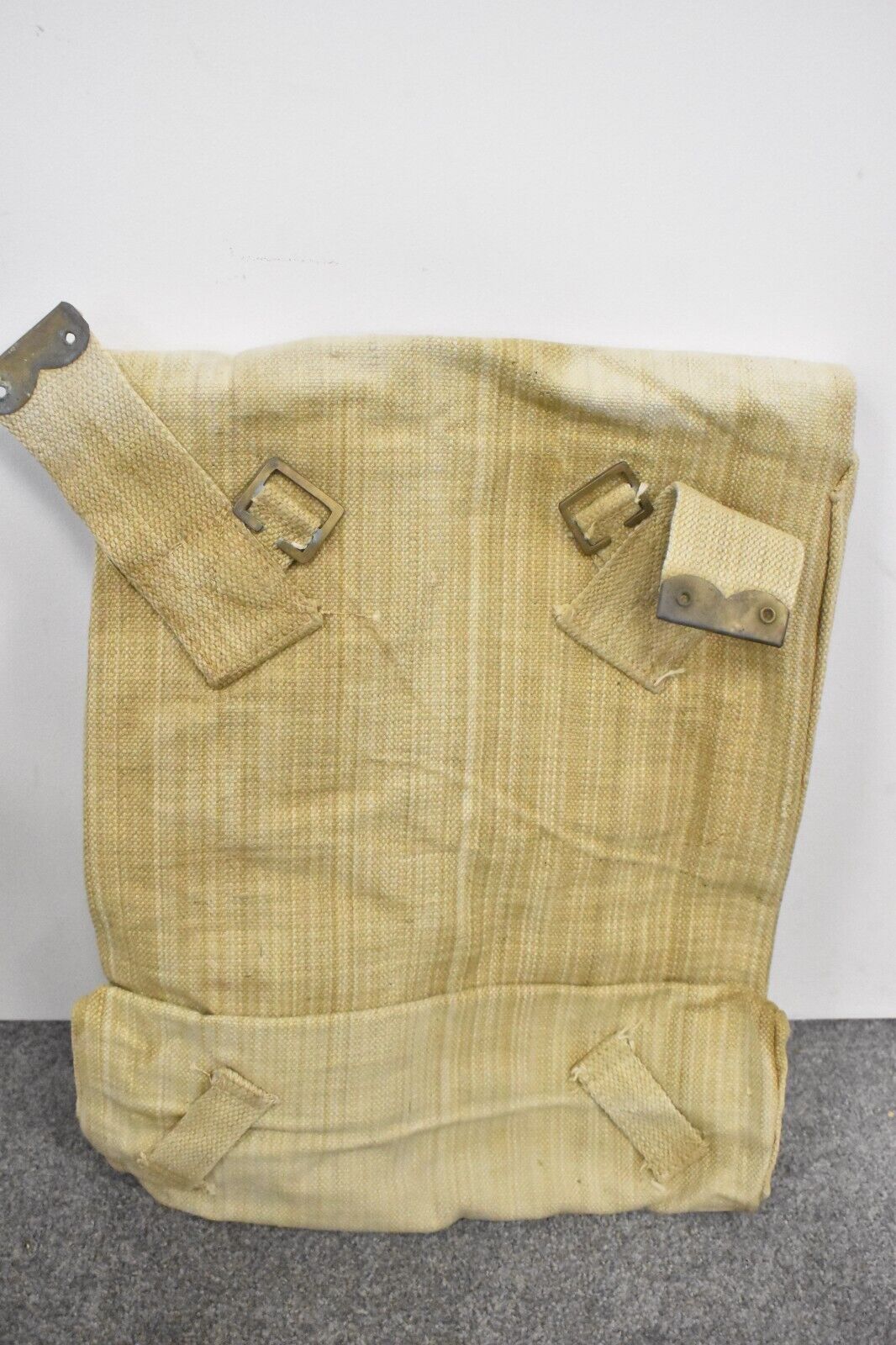 British Army WWII 37 Pattern Webbing Large Pack/Canvas Haversack – 1943 Dated