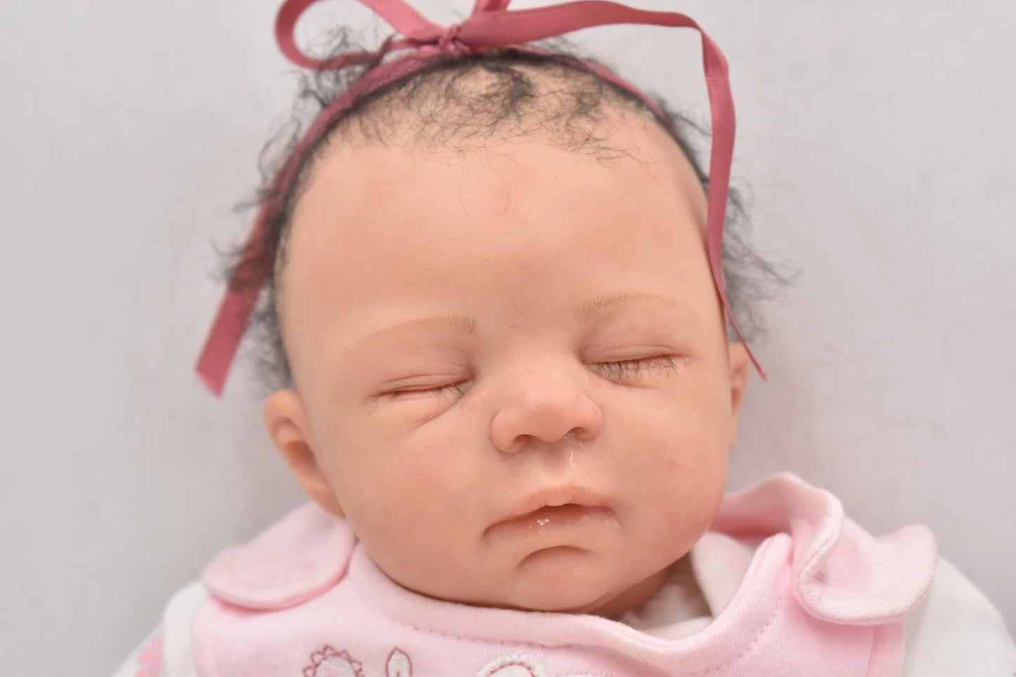 Reborn Baby Girl Baby Bea by Yvonne Pearce 17" Weighted Hand-Painted Collectible