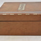 Antique Victorian Wooden Handkerchief Box Silk Interior