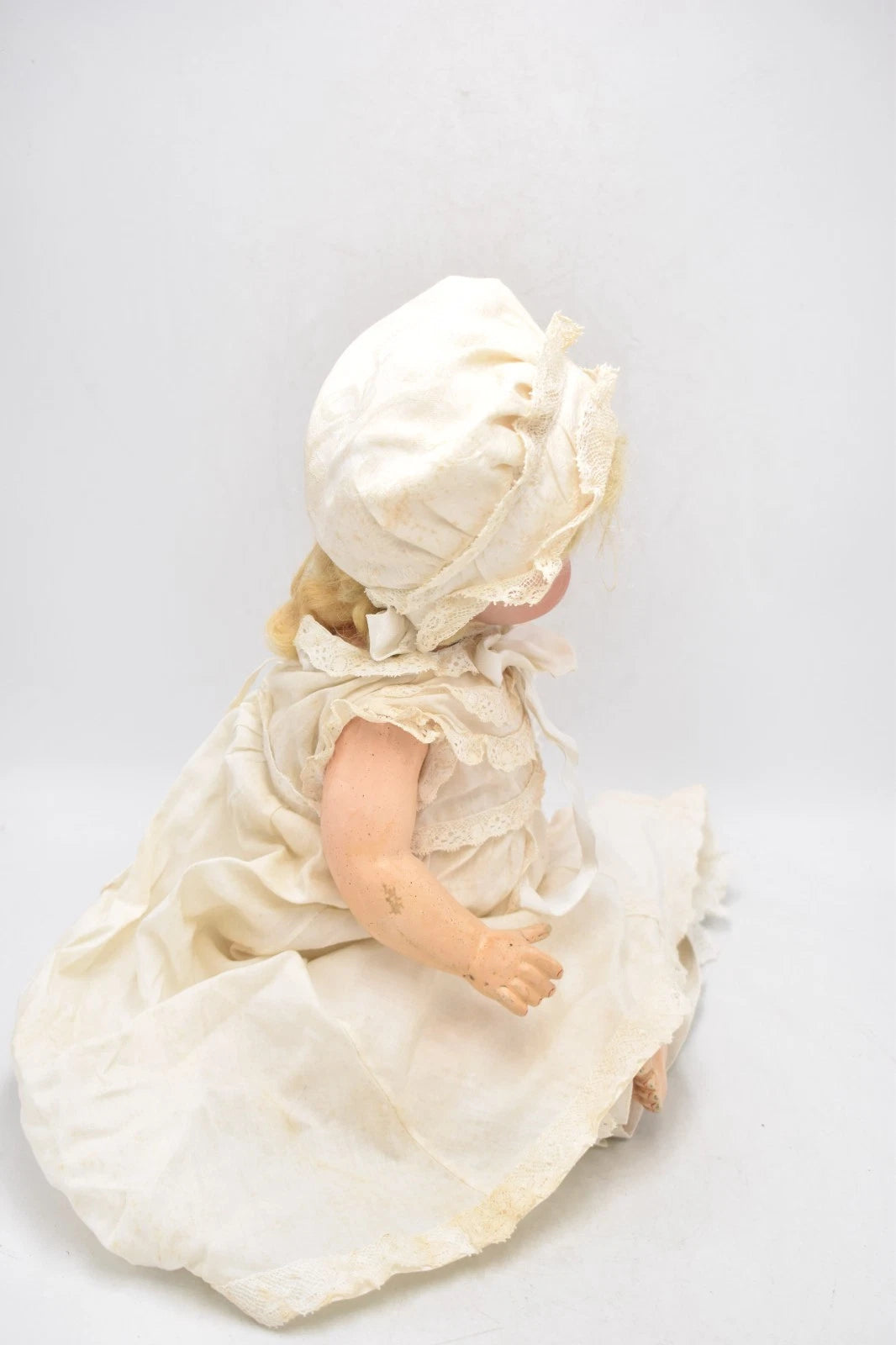 Antique Armand Marseille Bisque Head Doll 990 – Sleep Eyes Open Mouth with Teeth