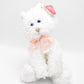 Russ Berrie Fuffi White Cat Teddy Bear Retired Tagged Soft Plush Toy