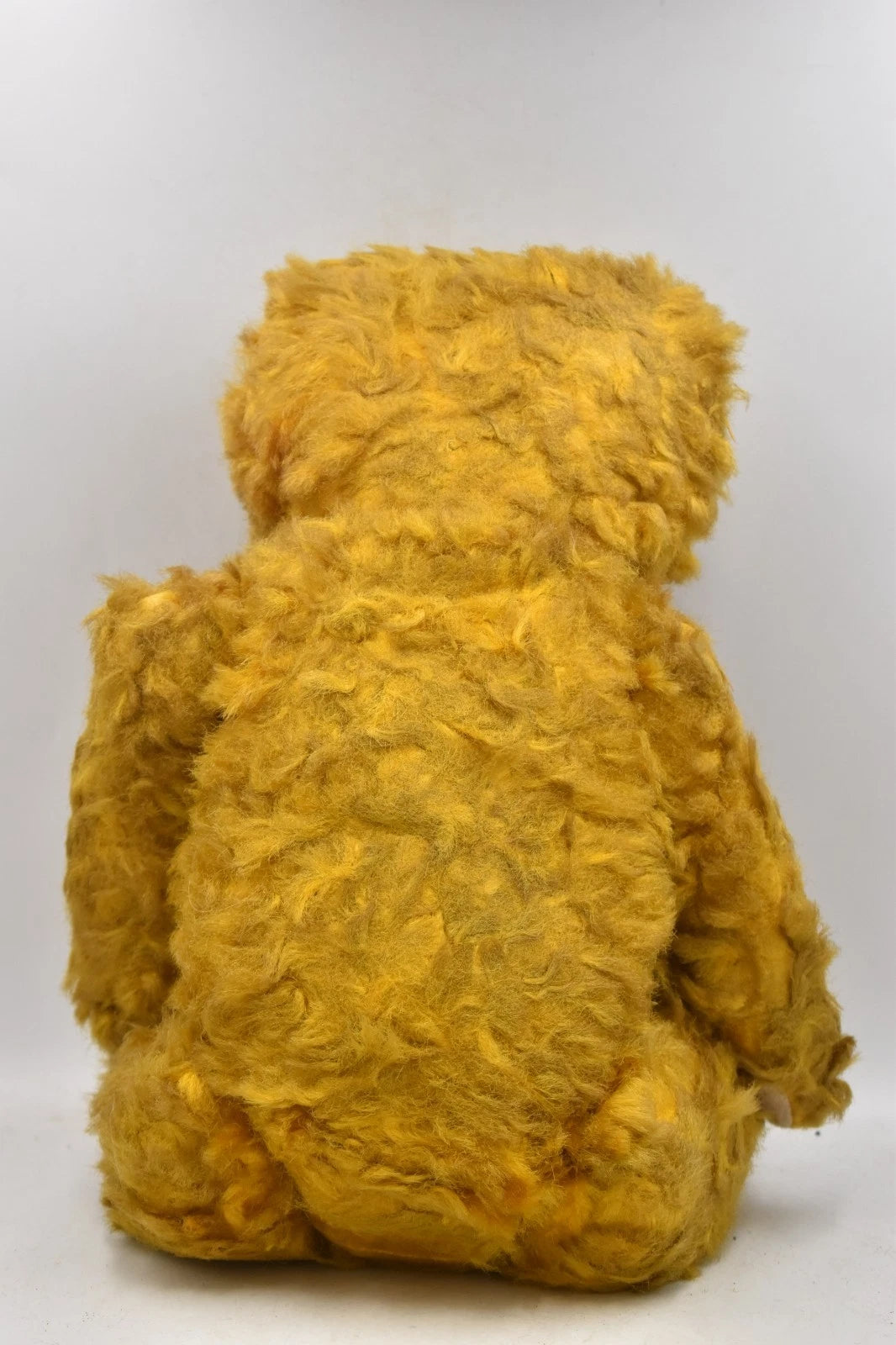 Vintage 1950s German Golden Teddy Bear Wood Wool Filled Fully Jointed 58cm