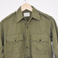 British Army 1960s Olive Green Jungle Aertex Cellular Shirt – Size 38"