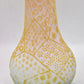 Antique Victorian Mt. Washington Satin Case Glass Vase Blue & Pink 21cm