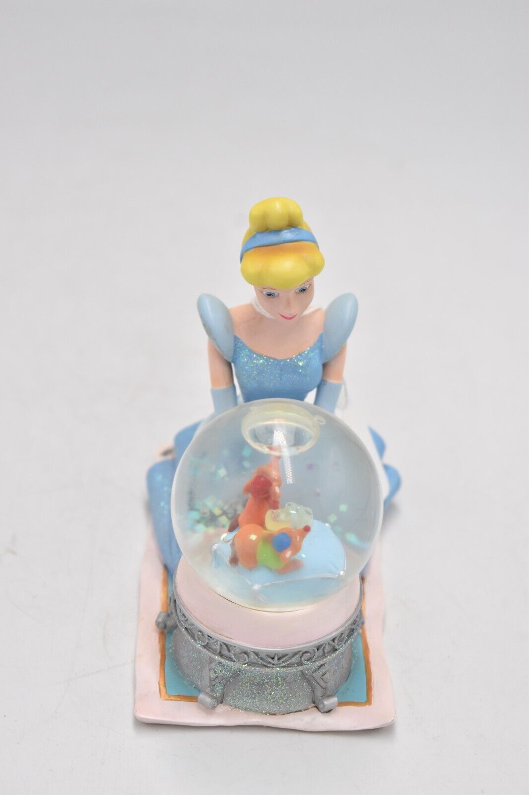 Disney Princess Cinderella Gus & Jaq Mouse Snow Globe
