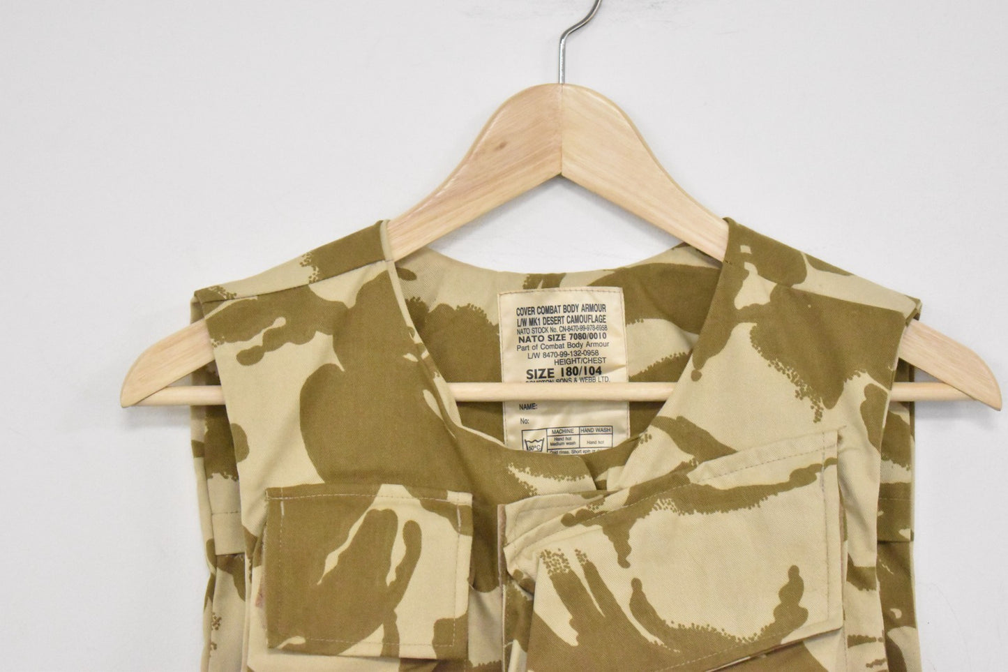 British Army CBA Combat Desert DP Cover 180/104