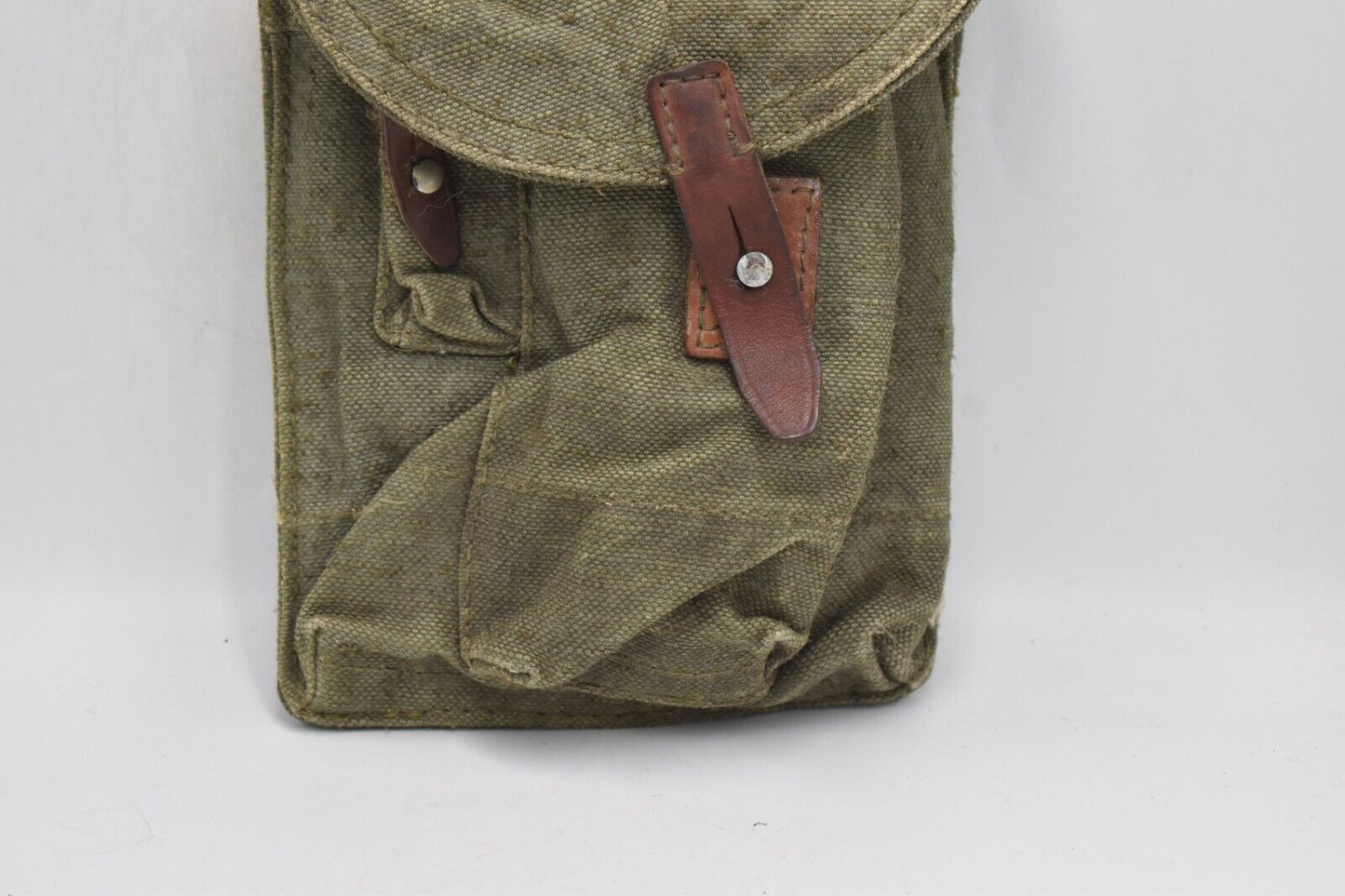 Vintage Soviet Russian Army Triple Ammunition Magazine Pouch