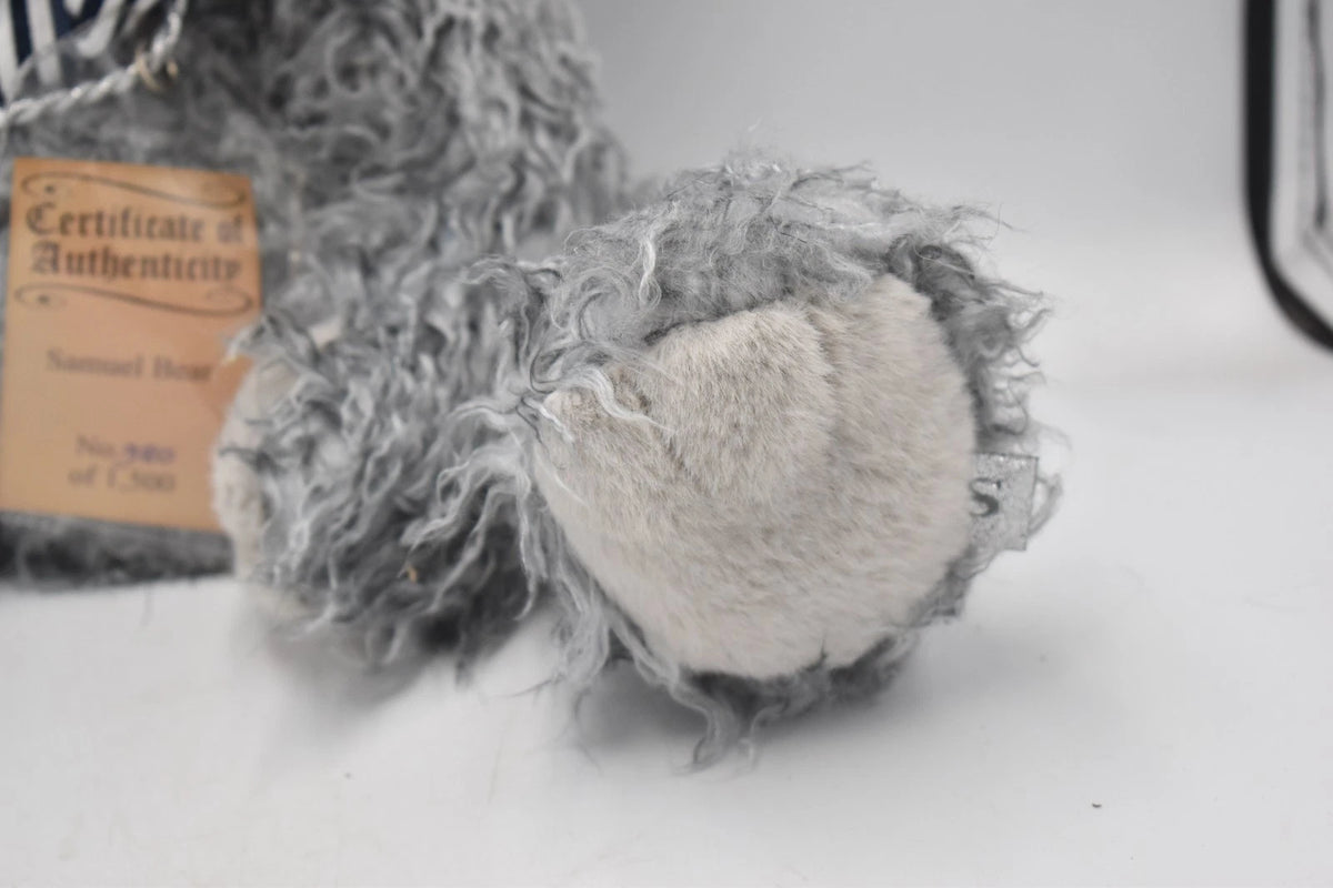 Suki Silver Tag Samuel Teddy Bear Limited Edition 980/1500 Tagged 50cm