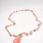 Vintage Cloisonné & Cherry Quartz Beaded Pendant Necklace – SR China