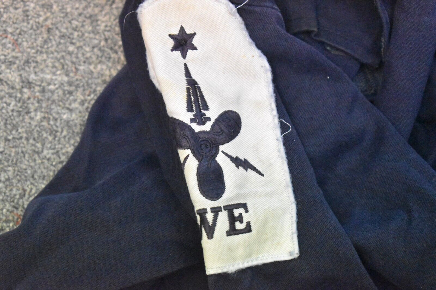 British Royal Navy Weapons Engineer Blue Coveralls Overalls Size 180/108