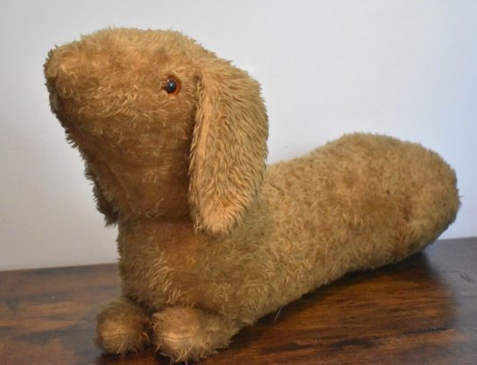 Vintage 1970s Dachshund Dog Plush Soft Toy – Long Sausage Dog