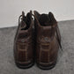 Vintage 1975 Swedish Army Tretorn Varnamo Brown Leather Combat Boots – UK Size 7