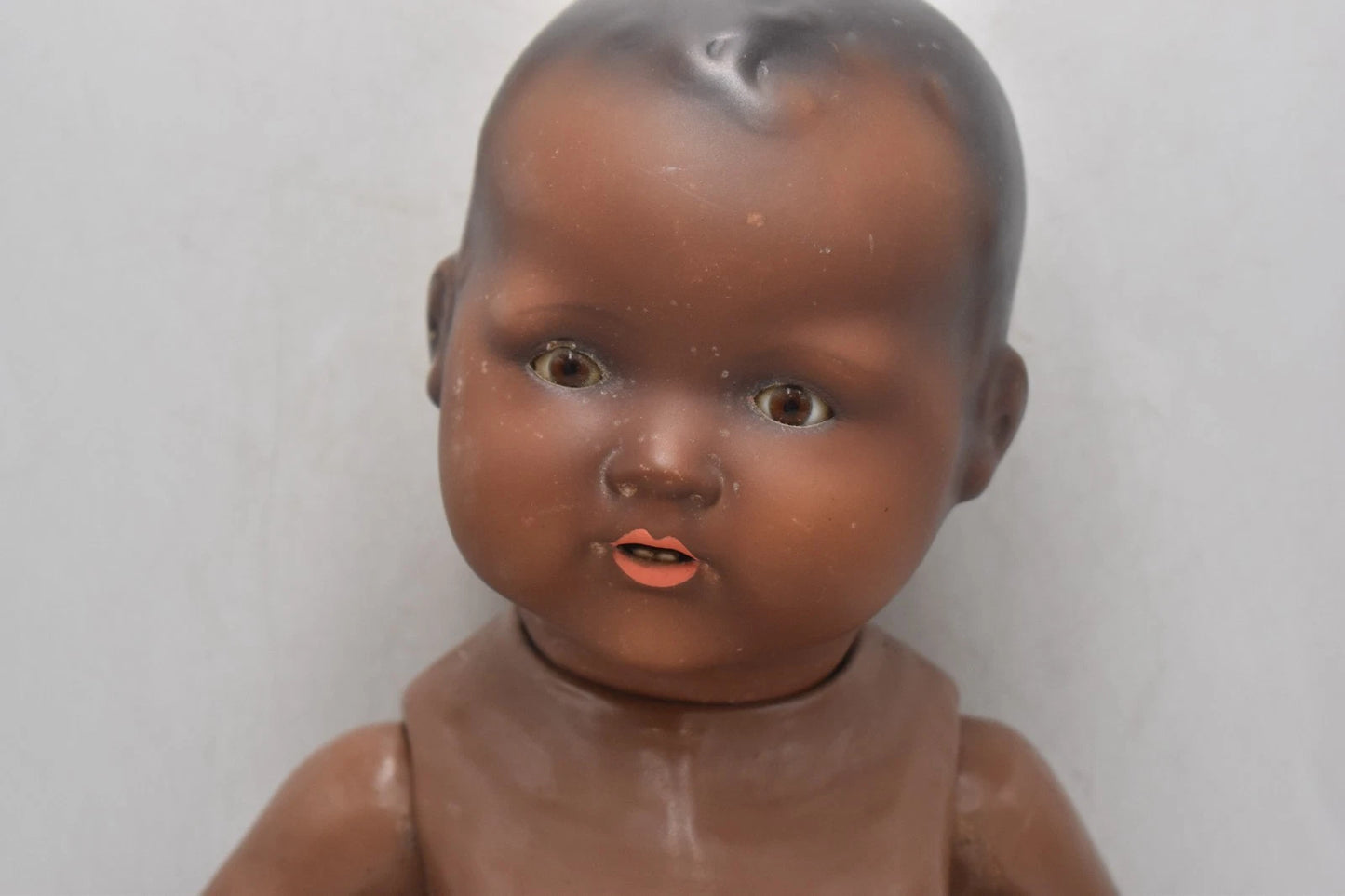 Antique Armand Marseille 351 “My Dream Baby” Black Bisque Head Doll 46cm