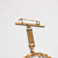 Antique Spider Pyrite & Green Chalcedony Brooch - Ladies Jewellery