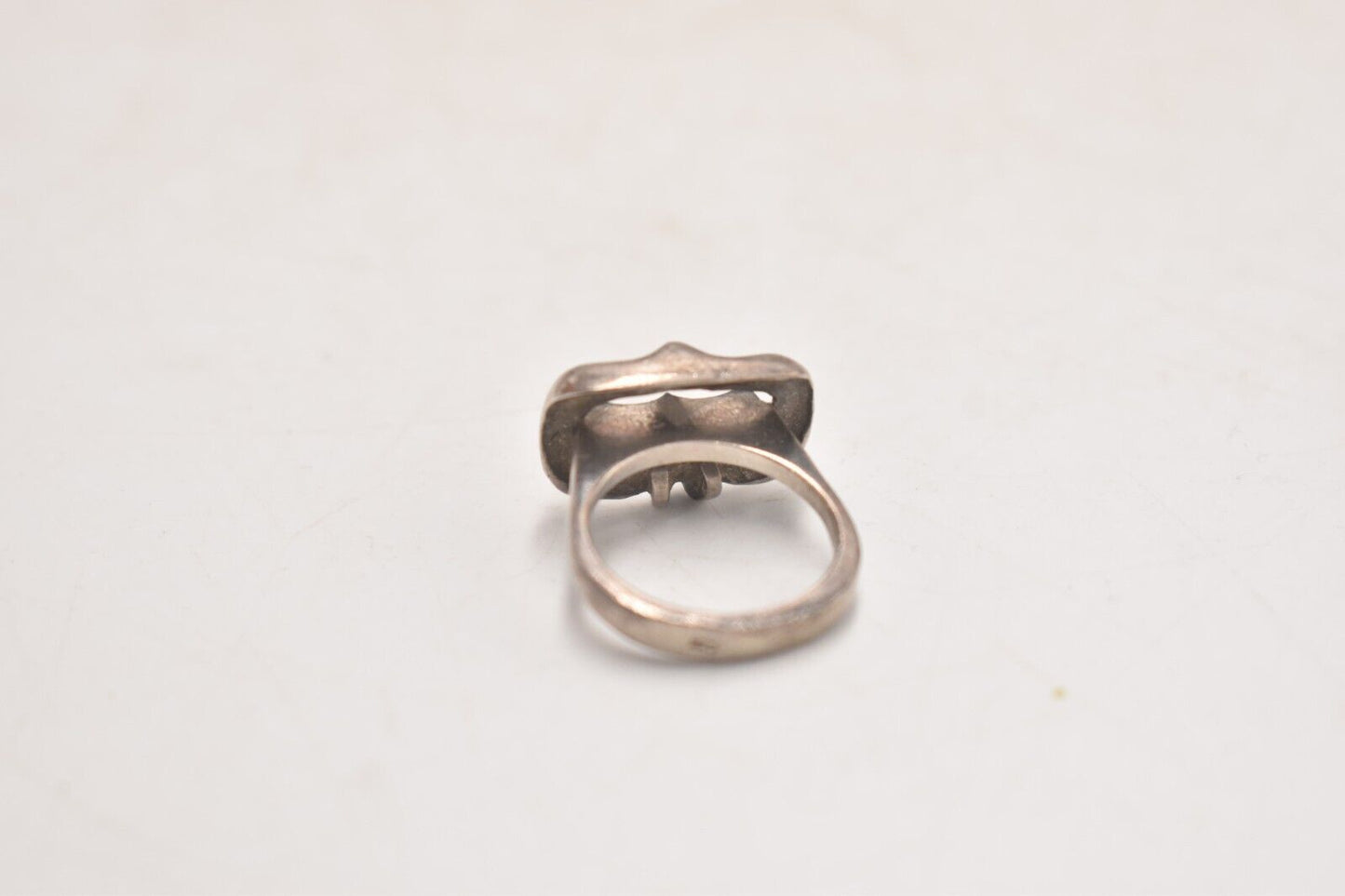 Vintage Sterling Silver 925 Belt Buckle Ring – Size L