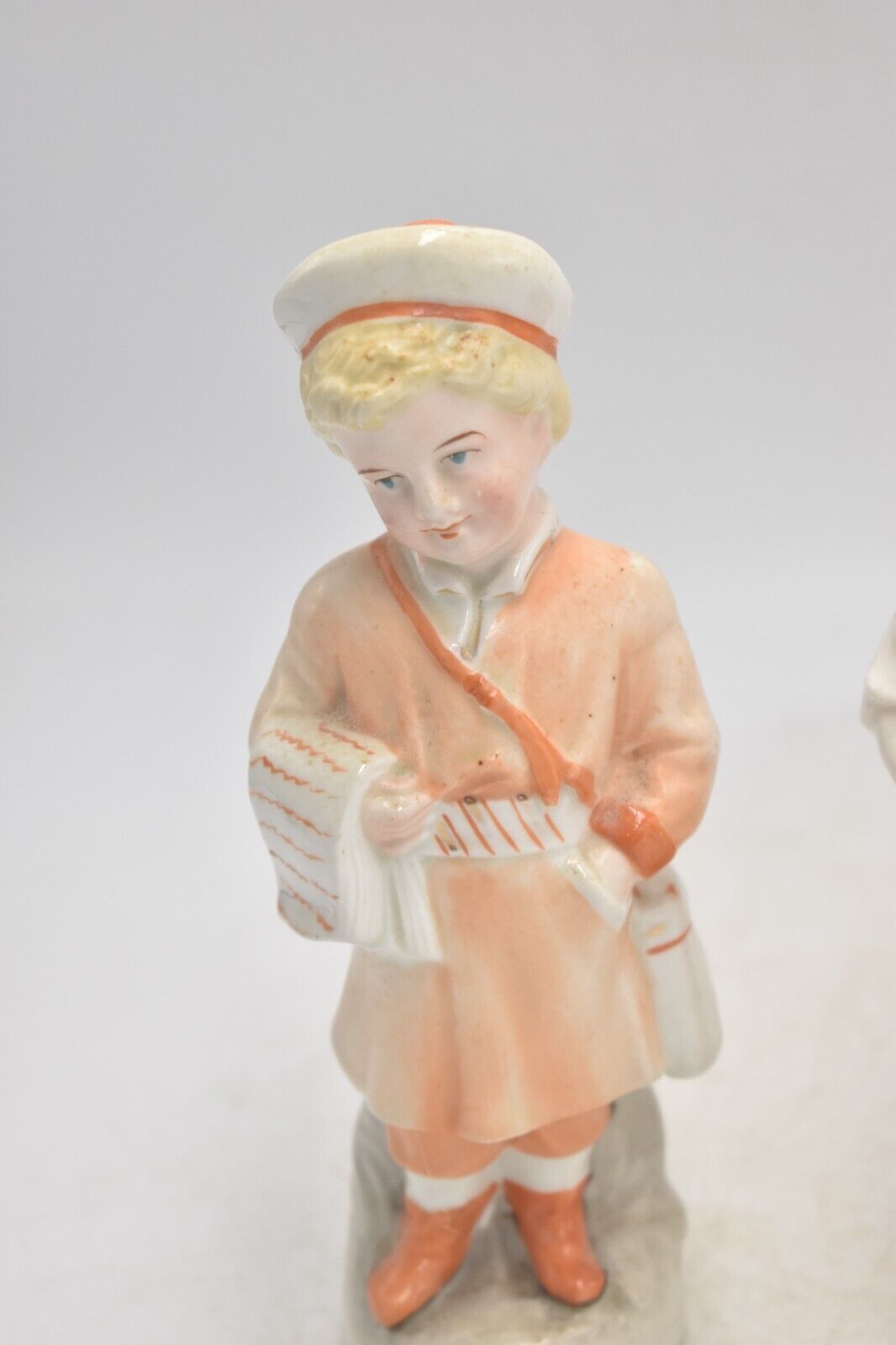Antique 19th Century German Bisque Boy & Girl Figurine Statues – Collectible