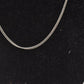 Vintage Sterling Silver 925 Curb Chain Necklace – 46cm