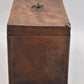 Antique Georgian Mahogany Tea Caddy with Bone Inlay