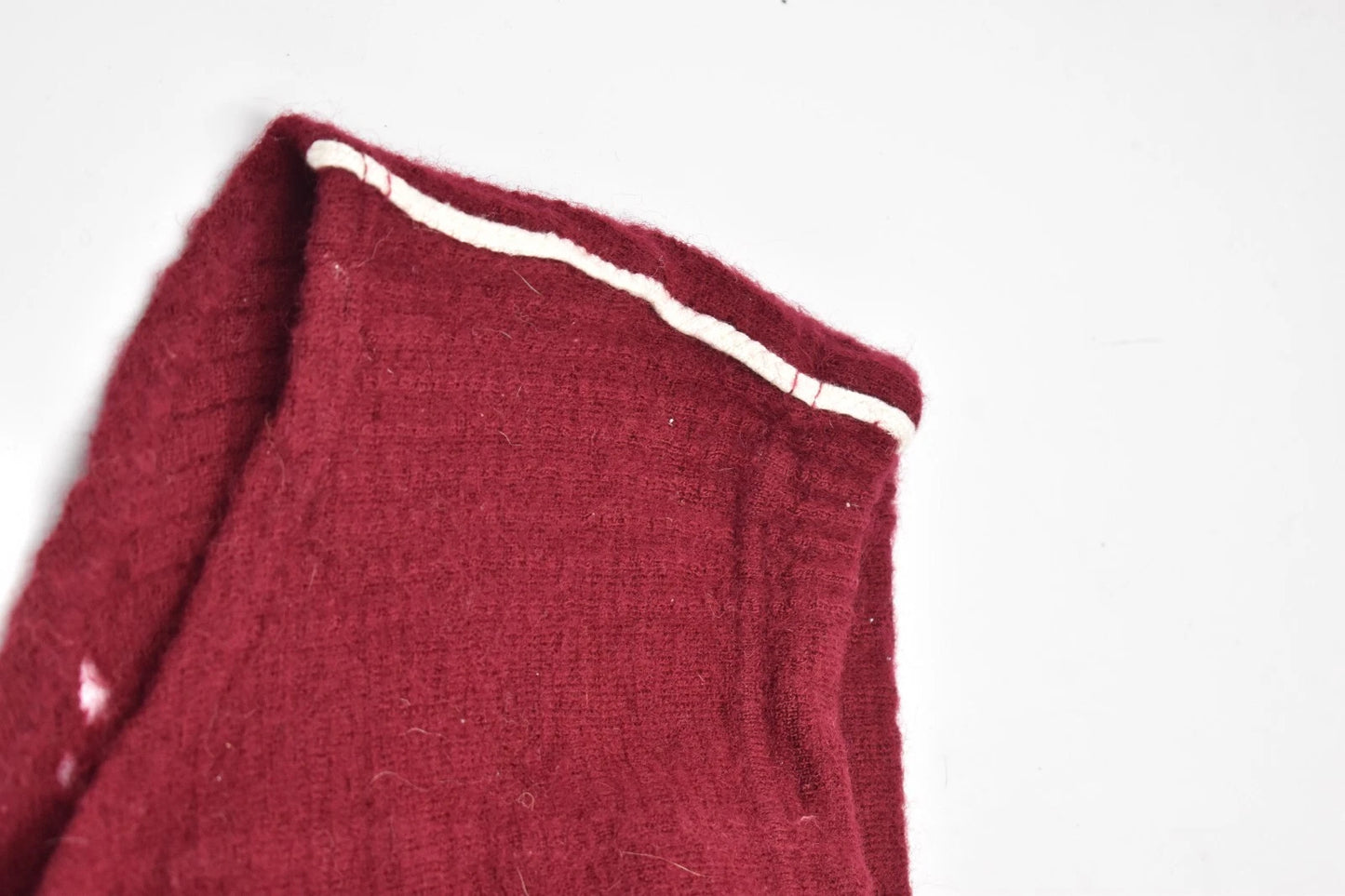Vintage 1920s Men's Maroon Red Wool Swimming Trunks Capstan