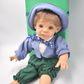 Vintage D'Anton Jos Jordan Boy Doll – Hard Plastic Expressions Doll, 36cm