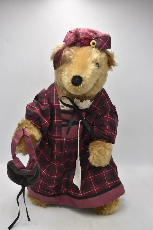 Vintage Sigikid Limited Edition Mohair Teddy Bear in Scottish Outfit