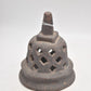 Vintage Indonesian Hand-Carved Lavastone Stupa Figurine Statue – Cultural
