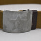 Vintage USSR Russian Army Webbing Belt with Metal Buckle – Size 38"
