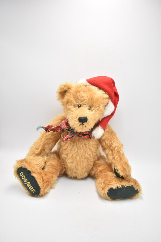 Hermann Christmas Teddy Bear – Limited Edition Retired – Mohair, Fully Jointed