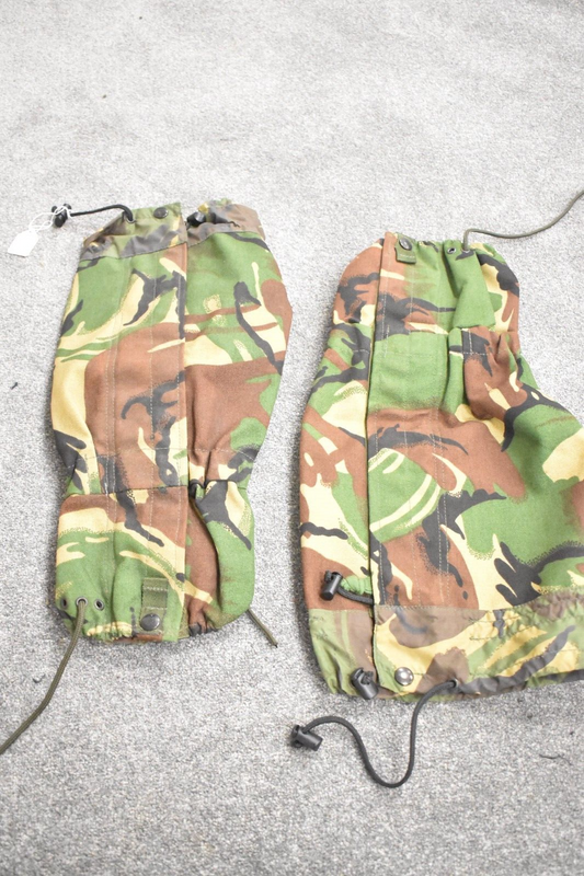 British Army DPM Camouflage Gaiters MK2 - Standard Size, Durable & Weatherproof