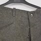 Swedish Army WWII Olive Grey Wool Field Trousers 1940 Leather Straps