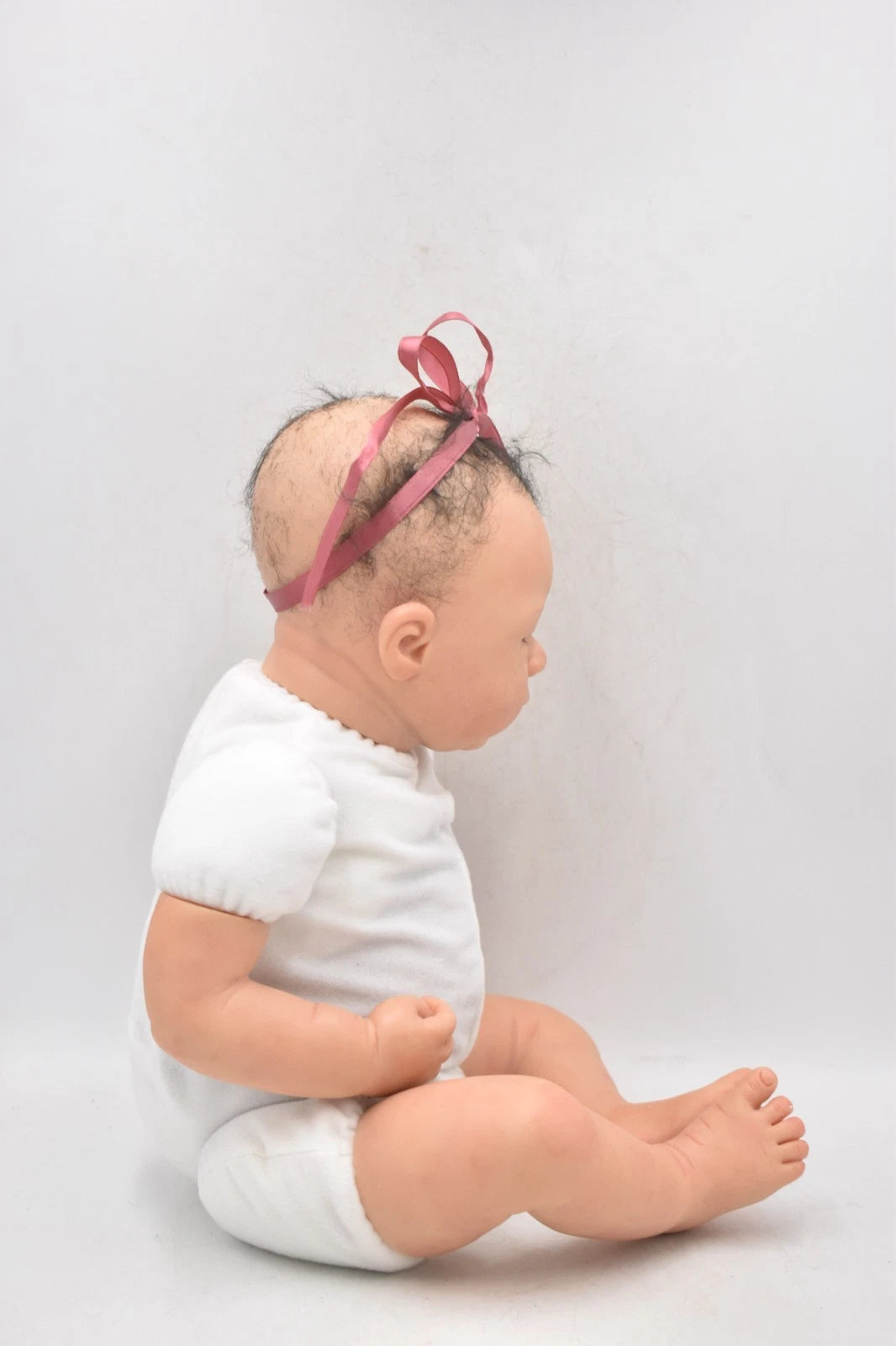Reborn Baby Girl Baby Bea by Yvonne Pearce 17" Weighted Hand-Painted Collectible