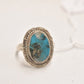 Vintage S. Jack Navajo Turquoise Sterling Silver 925 Ring – Size U