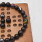 Antique Solitaire Wooden Board with Antique Hand Made Glass Marbles