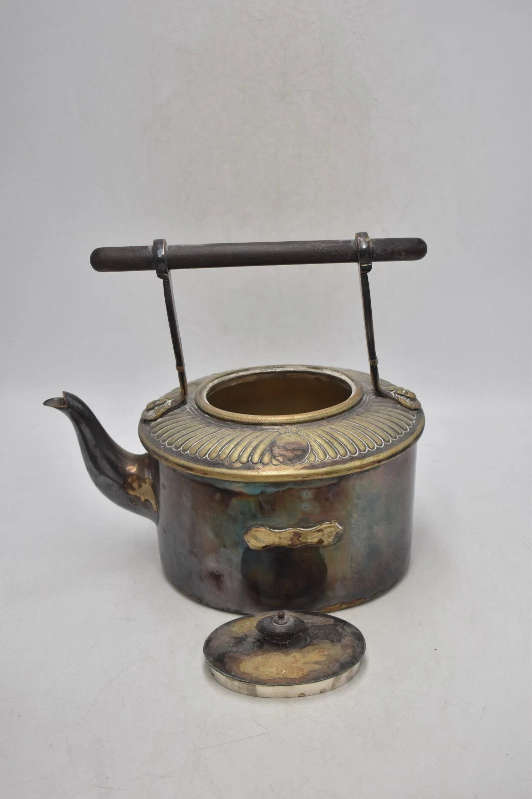 Antique Army & Navy Cooperative Society Silver Plated Spirit Kettle
