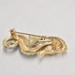 Vintage Seahorse Brooch – Rhinestone & Enamel – Costume Jewellery