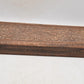 Antique Hand Carved Hardwood Cribbage Board with Storage Box