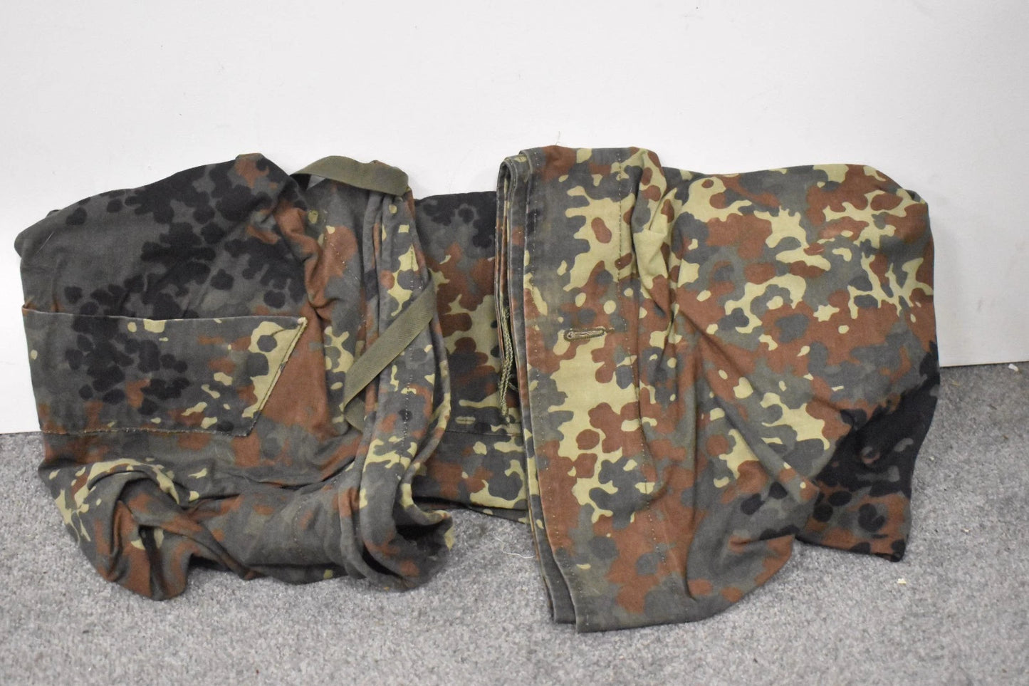 German Army Bundeswehr Flecktarn Zeltbahn Shelter Military Surplus