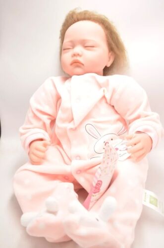 Vintage Hoomai Reborn Baby Girl Doll – 48cm Lifelike Silicone Newborn