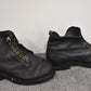 Vintage 1950s Norwegian Military Leather Combat Boots – UK Size 7
