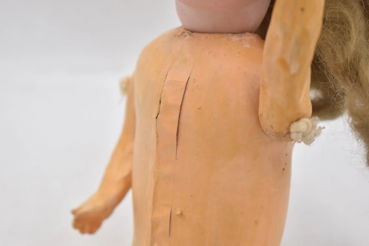 Antique Armand Marseille 1894 AM Bisque Head Doll With Teeth 35cm Vintage