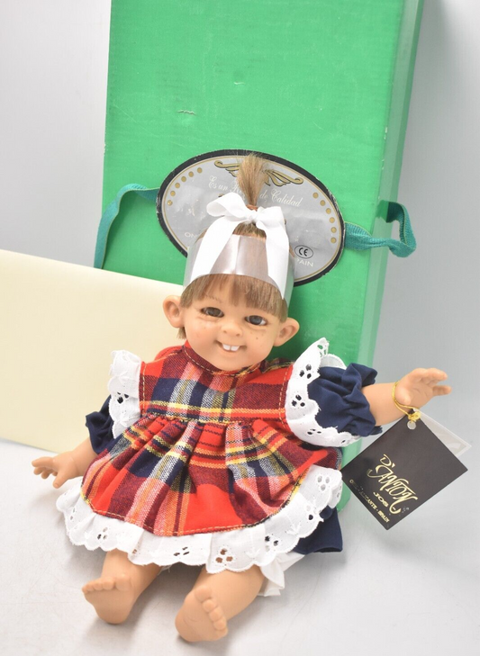 Vintage D'Anton Jos Danielle Girl Doll – Hard Plastic Expressions Doll, COA & Box