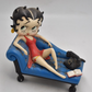 Betty Boop Figurine on Chaise Lounge with Phone & Book – King Features Syndicate