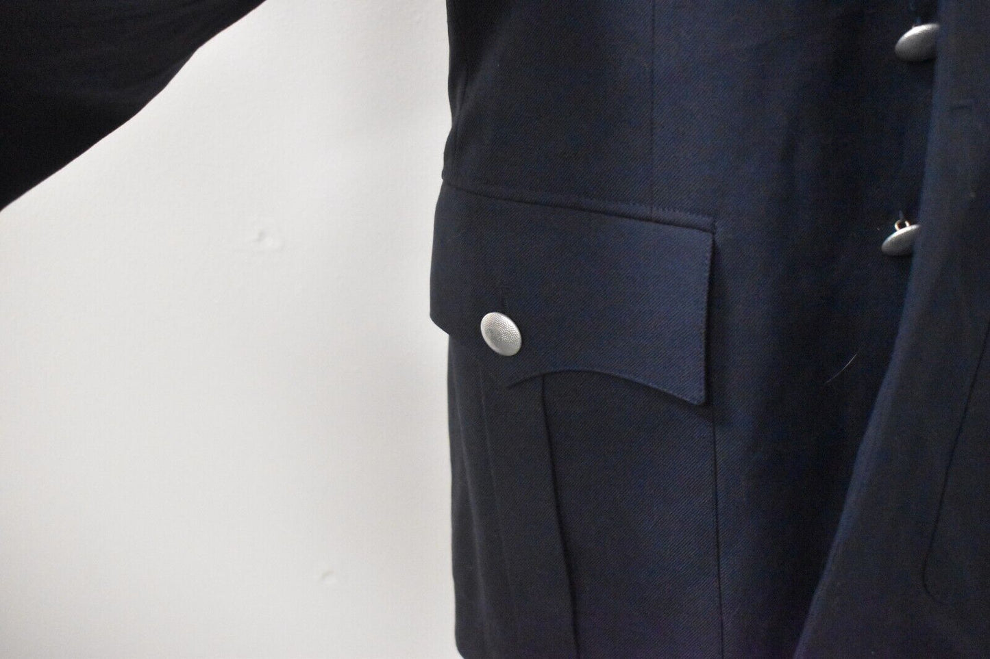 West German Air Force Luftwaffe Flieger Blue Dress Jacket Tunic – Size 35"