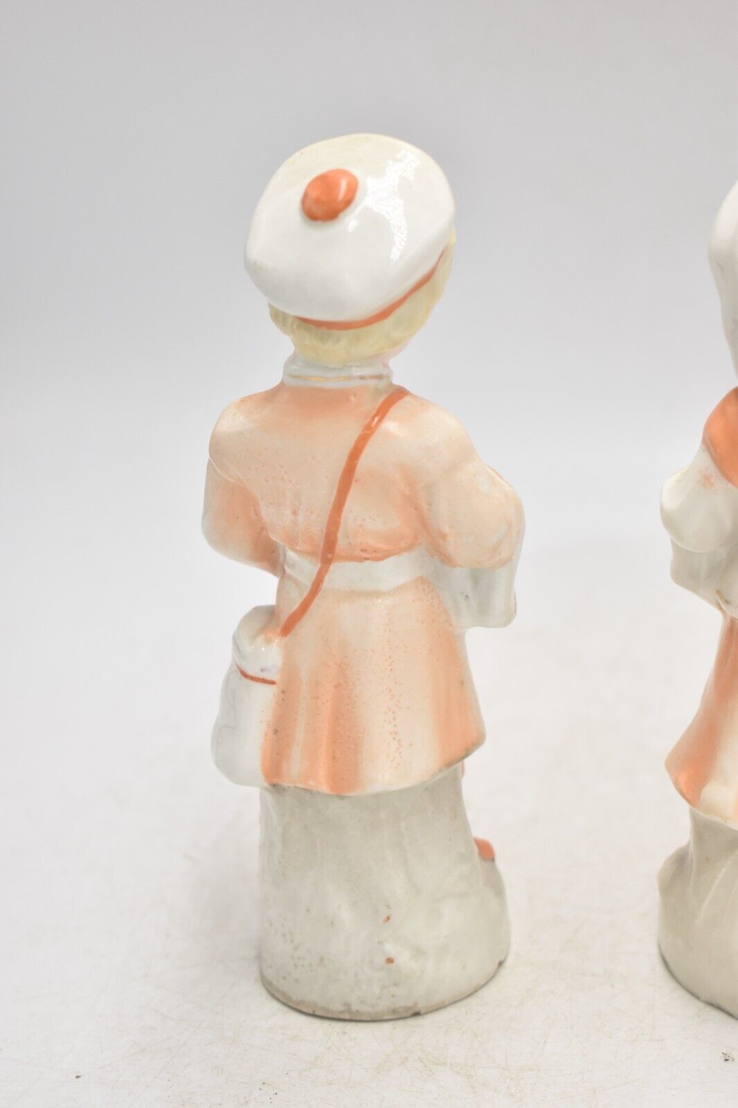 Antique 19th Century German Bisque Boy & Girl Figurine Statues – Collectible