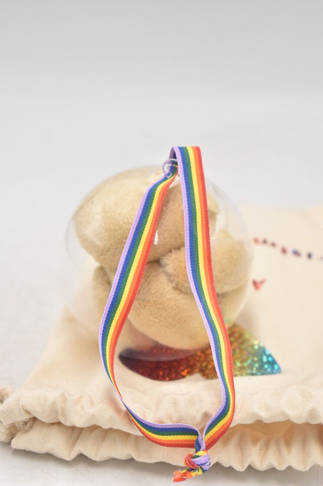 Bearspoke Bears Artist Teddy Bear – Adam Lockdown Teddy Bear in Bauble