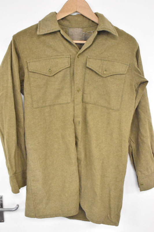 Vintage British Army KF Hairy Mary Wool Combat Shirt – 38" Chest