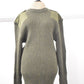 British Army Olive Green Wool Jumper Pullover Thermal Jersey - Size 100cm